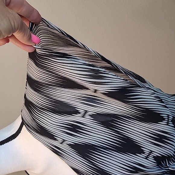 Black Dress Cover Up Swim Xl Lined - Picture 7 of 8